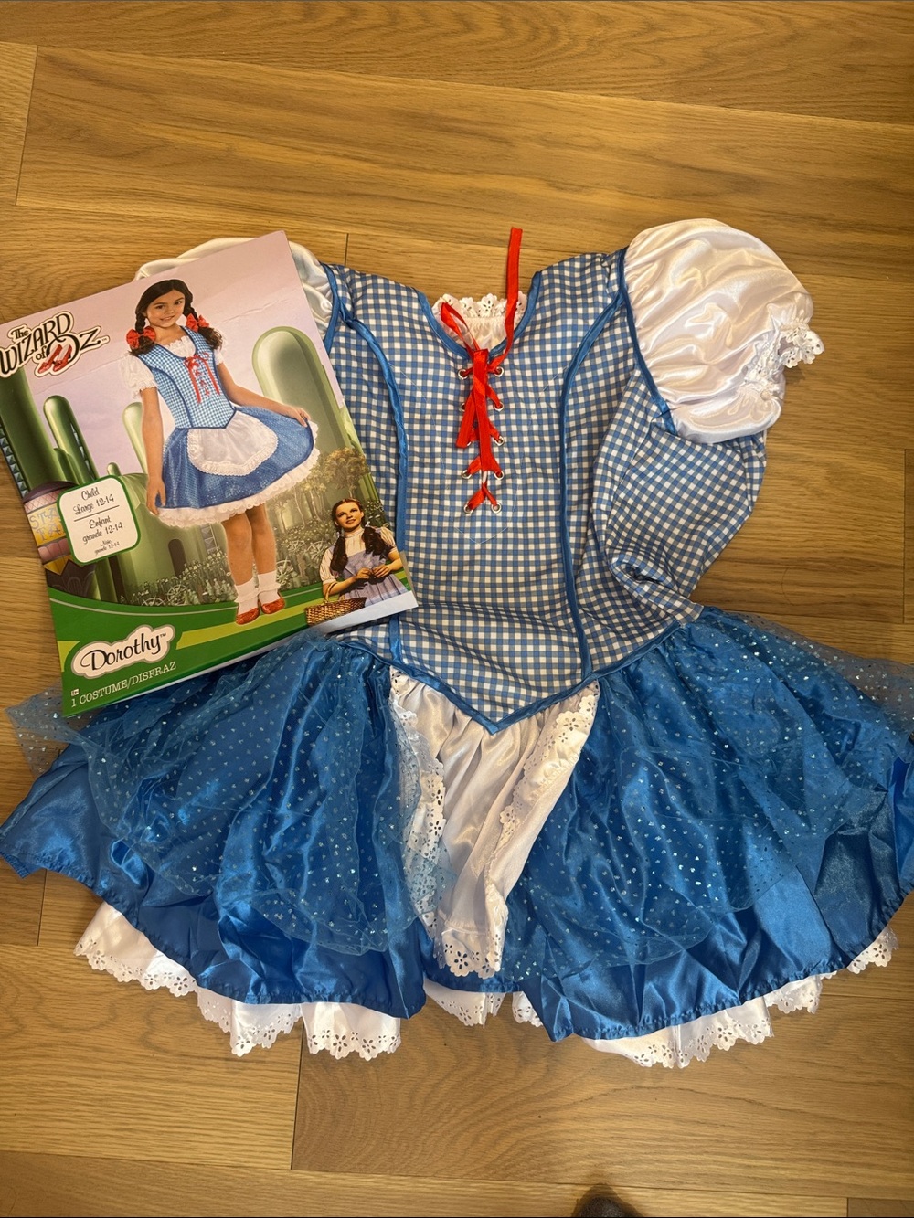 Dorothy Blue Gingham Girl Costume for Kids - Classic Wizard-Inspired Dress